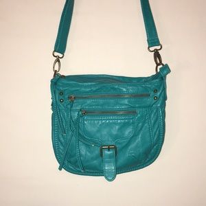 Turquoise crossbody bag